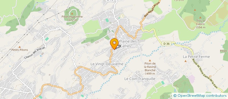 localisation de l'entreprise MARYVONNE à LE TAMPON
