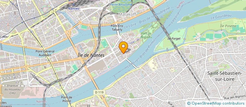 localisation de l'entreprise MARYVONNE  NANTES
