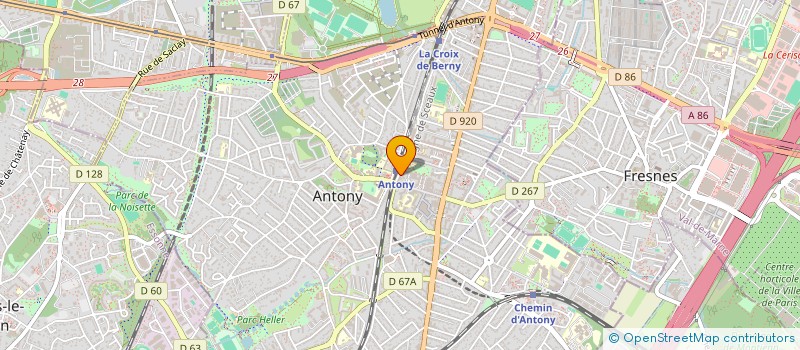 localisation de l'entreprise MARZ à ANTONY