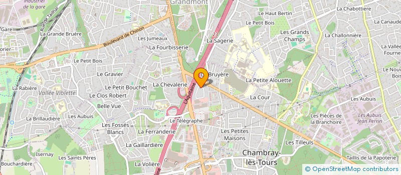 localisation de l'entreprise MARZEC ELEC  CHAMBRAY-LES-TOURS