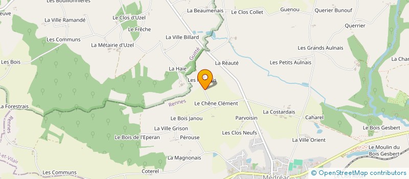 localisation de l'entreprise MARZHINA  MEDREAC