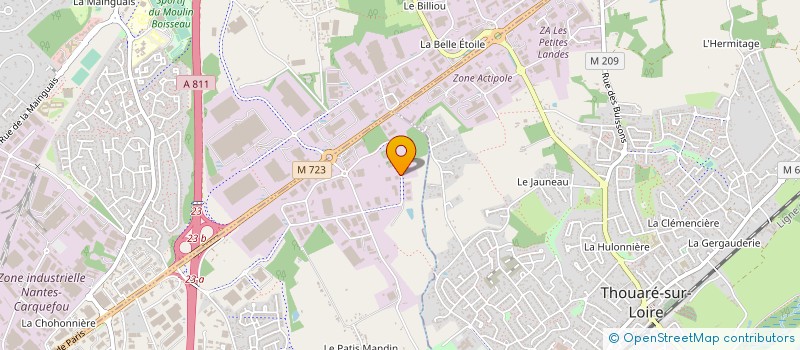 localisation de l'entreprise MARZIN à SAINTE-LUCE-SUR-LOIRE