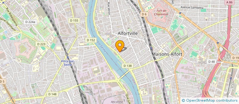 localisation de l'entreprise MARZOUK à ALFORTVILLE