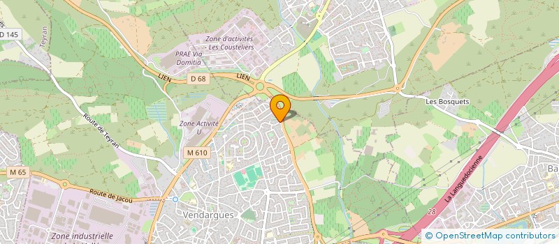 localisation de l'entreprise MARZOUK ET MIMOUN à VENDARGUES