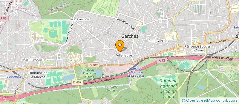 localisation de l'entreprise MARZOUQ & JACQUES à GARCHES