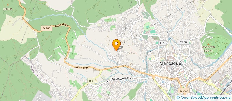 localisation de l'entreprise MAS à MANOSQUE