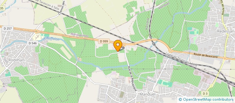 localisation de l'entreprise MAS  MANDUEL