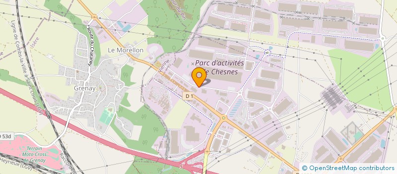 localisation de l'entreprise MAS 475  SAINT-QUENTIN-FALLAVIER