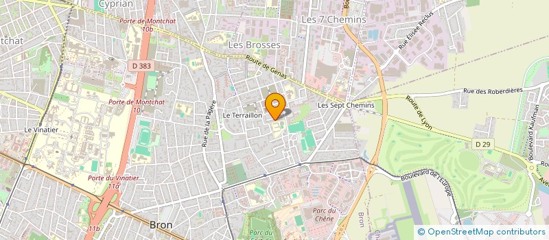 localisation de l'entreprise MAS  BRON