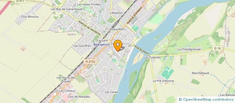 localisation de l'entreprise MAS à BEAUGENCY