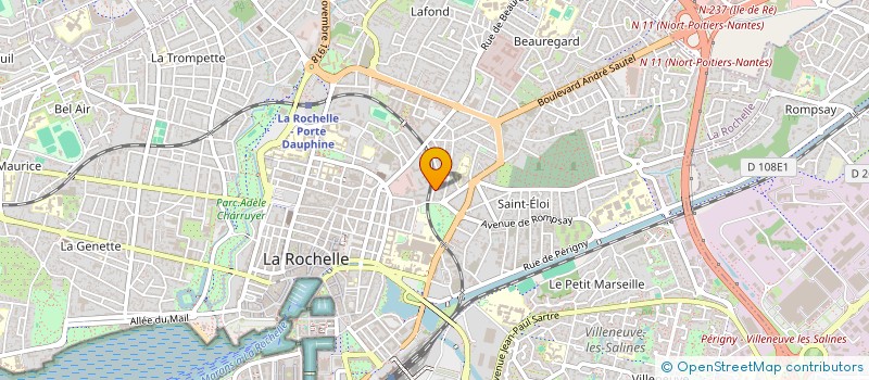 localisation de l'entreprise MAS  LA ROCHELLE