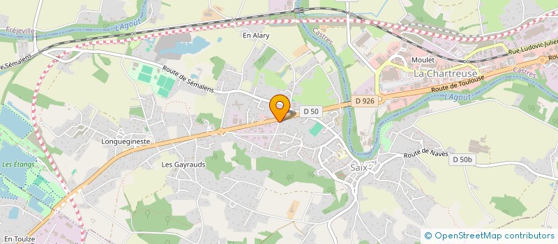 localisation de l'entreprise MAS 81  SAIX