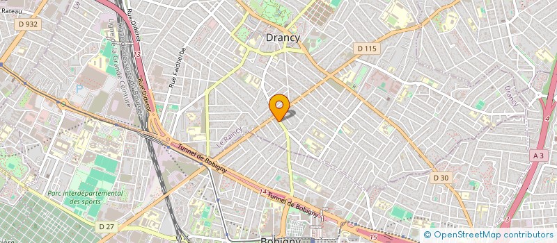 localisation de l'entreprise MAS à DRANCY