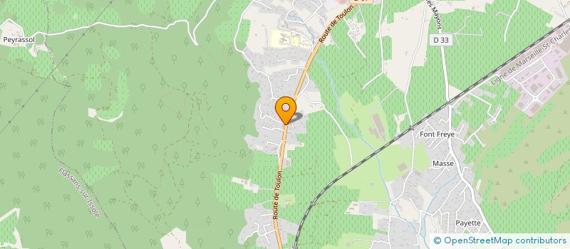 localisation de l'entreprise MAS  SOLLIES-PONT