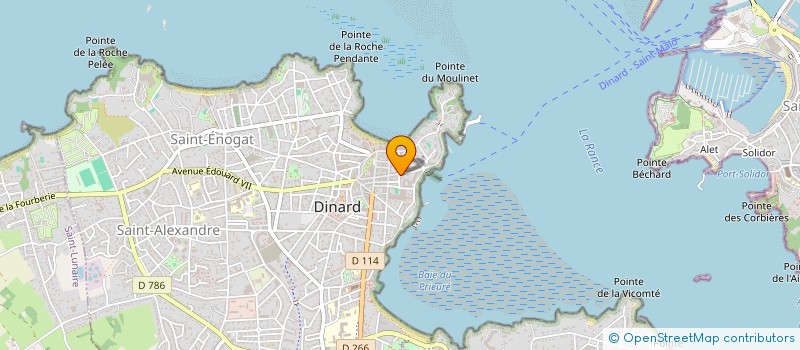 localisation de l'entreprise MAS  DINARD