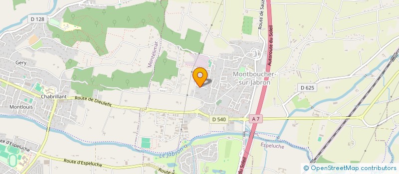 localisation de l'entreprise MAS  MONTBOUCHER-SUR-JABRON