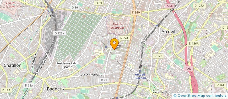 localisation de l'entreprise MAS à BAGNEUX