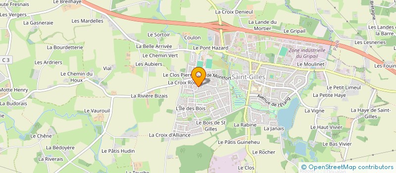 localisation de l'entreprise MAS  SAINT-GILLES