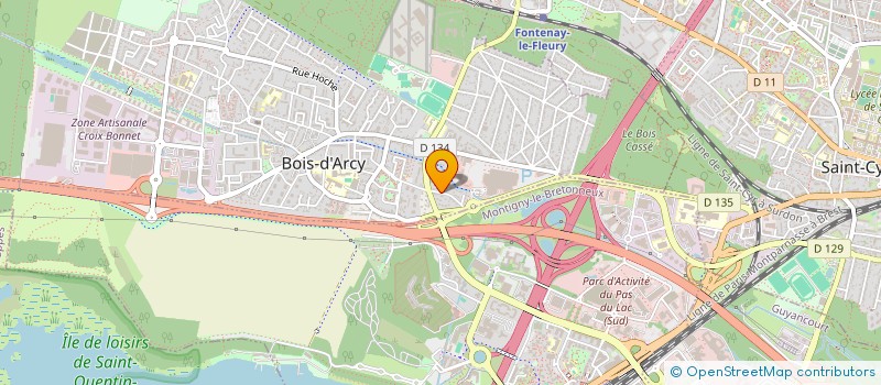 localisation de l'entreprise MAS  BOIS-D'ARCY