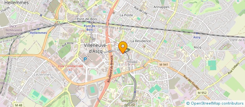 localisation de l'entreprise MAS à VILLENEUVE-D'ASCQ