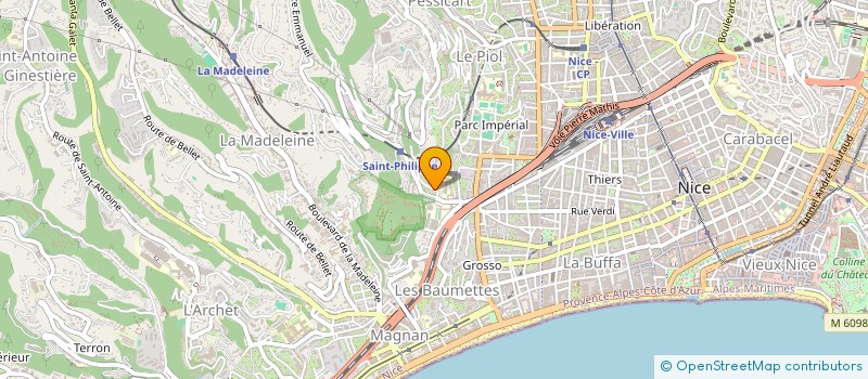 localisation de l'entreprise MAS  NICE