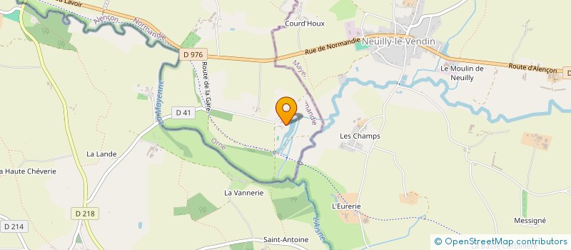 localisation de l'entreprise MAS ACCESSOIRES à LA FERTE MACE