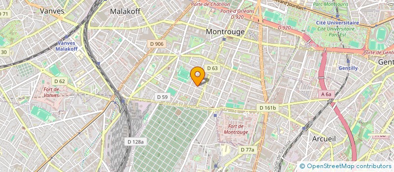 localisation de l'entreprise MAS ALBA à MONTROUGE