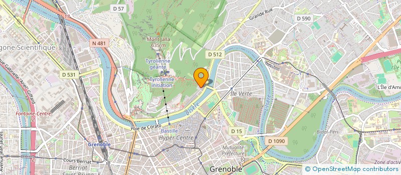 localisation de l'entreprise MAS ARCHITECTURE  GRENOBLE