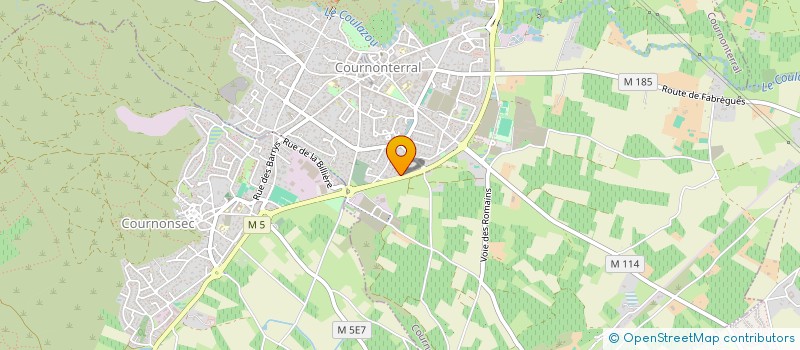 localisation de l'entreprise MAS BARRAL à COURNONTERRAL