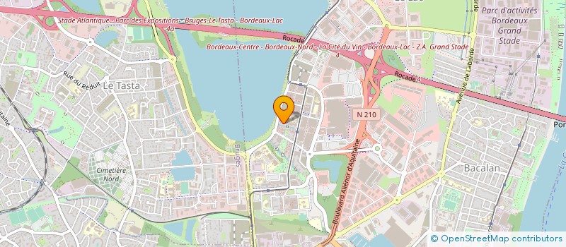 localisation de l'entreprise MAS BAT à BORDEAUX