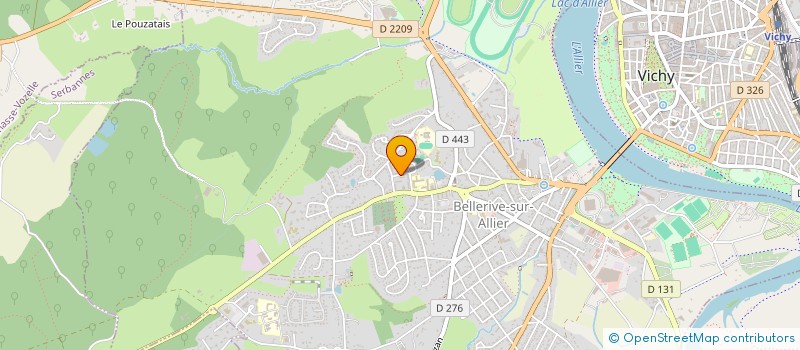 localisation de l'entreprise MAS BATI  BELLERIVE-SUR-ALLIER