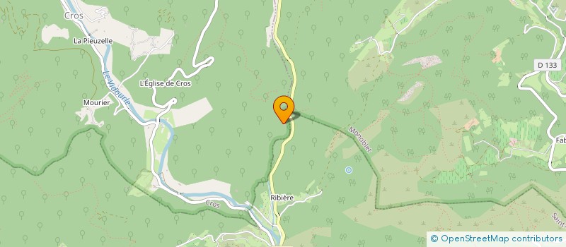 localisation de l'entreprise MAS BAUMEL  CROS