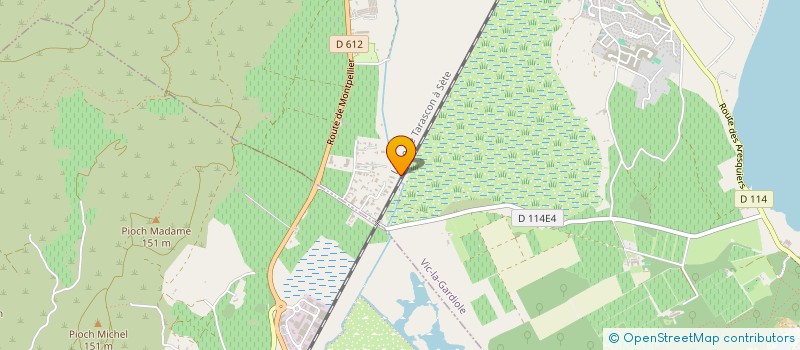 localisation de l'entreprise MAS BERNADOU à FRONTIGNAN