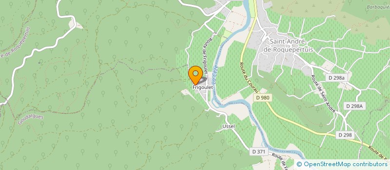 localisation de l'entreprise MAS BUISANTIN  GOUDARGUES