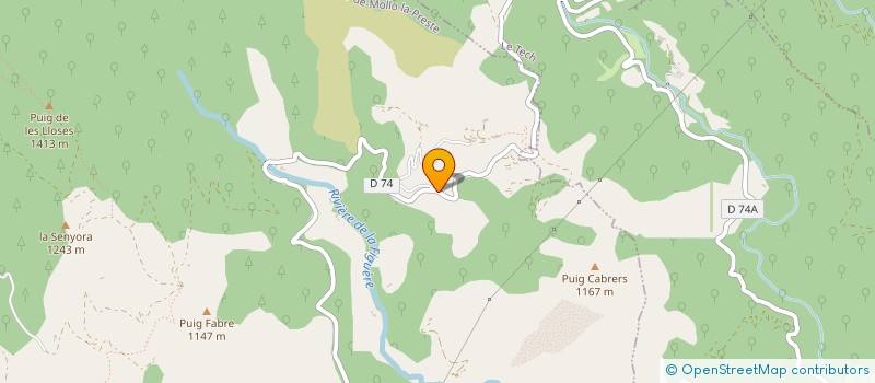 localisation de l'entreprise MAS CAN FOUNS  PRATS-DE-MOLLO-LA-PRESTE