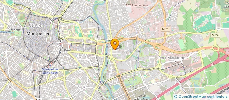 localisation de l'entreprise MAS CATHALA  MONTPELLIER