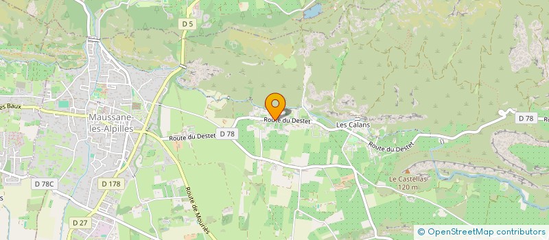 localisation de l'entreprise MAS CAYOL à MAUSSANE-LES-ALPILLES