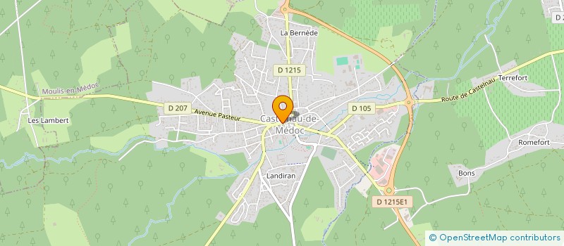 localisation de l'entreprise MAS COUBRIS  CASTELNAU-DE-MEDOC