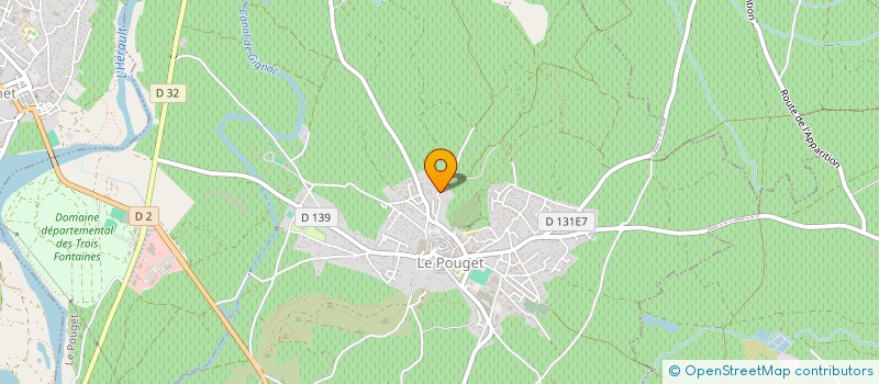 localisation de l'entreprise MAS D ALEA à LE POUGET