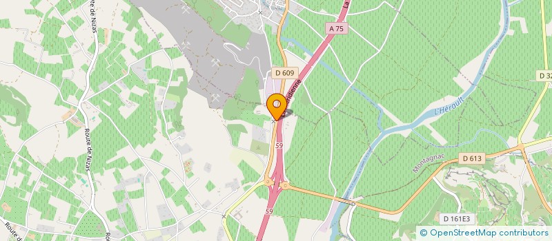 localisation de l'entreprise MAS D ARNET à PEZENAS