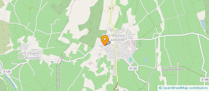 localisation de l'entreprise MAS D'AURIVEL SUD  SAINT-MAURICE-DE-CAZEVIEILLE