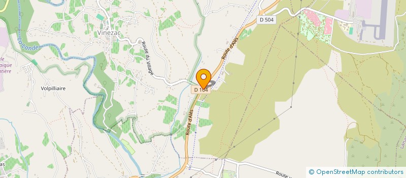 localisation de l'entreprise MAS DE BAGNOLS à VINEZAC
