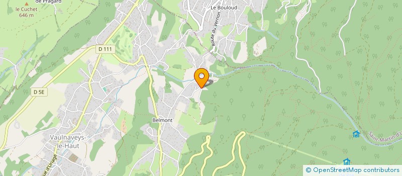 localisation de l'entreprise MAS DE BONNETERRE  VAULNAVEYS-LE-HAUT