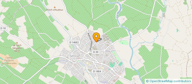 localisation de l'entreprise MAS DE BOURAN à SERVIAN
