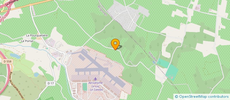 localisation de l'entreprise MAS DE CAUSSEREINE  LE CANNET-DES-MAURES