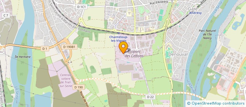 localisation de l'entreprise MAS DE COCAGNE  CHANTELOUP-LES-VIGNES