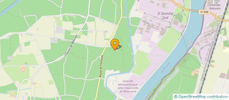 localisation de l'entreprise MAS DE FANFARLIN  BEAUCAIRE