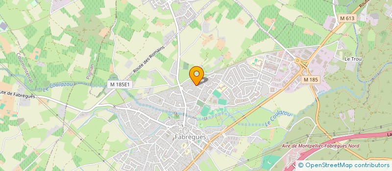 localisation de l'entreprise MAS DE L'ARCHANGE  FABREGUES