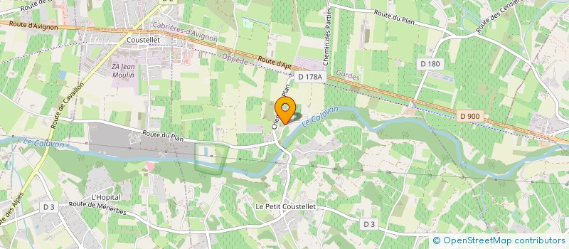 localisation de l'entreprise MAS DE L'EOLIENNE  OPPEDE