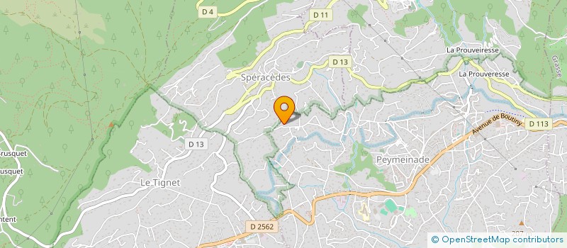 localisation de l'entreprise MAS DE L' OLIVINE à PEYMEINADE
